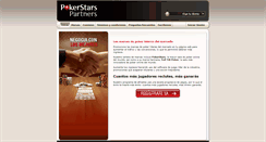 Desktop Screenshot of pokerstarspartners.es