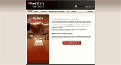 Desktop Screenshot of pokerstarspartners.nl